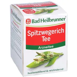 BAD Heilbrunner Spitzwegerichkraut Tee F 8X2,0 g