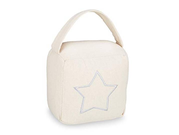 Butoir de porte\, lot de 2\, butoir pour porte avec poignée\, 18\,5 x 14 x 10 cm\, beige