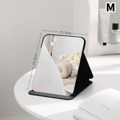 Fusion Finds Compact Makeup Mirror Travel Makeup Mirror Foldable PU Leather Pocket Vanity Mirror m