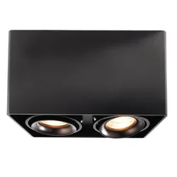 Deko-Light Deckenaufbauleuchte Mona II GU10 Schwarz