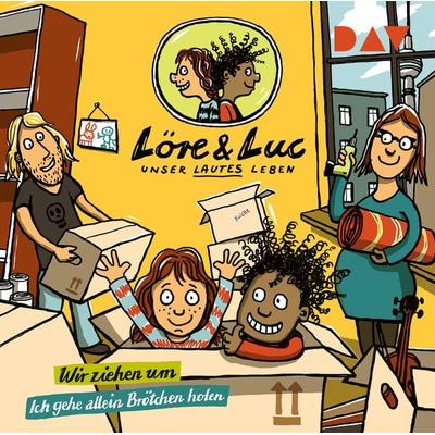 Löre & Luc – Unser lautes Leben (1). Folge 1: Wir ziehen um / Folge 2: Ich gehe allein Brötchen holen - Jenny Alten,Leonie Below,Johannes Disselhoff,