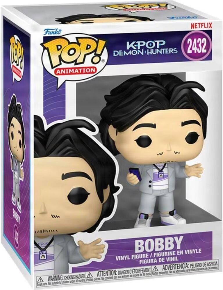 Funko Pop Animation K-Pop Demon Hunters Bobby Talla Única Unisex