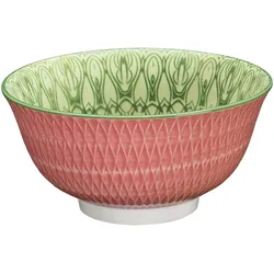 Cilio Bowl AMICI Rauten rosa 15,5 cm
