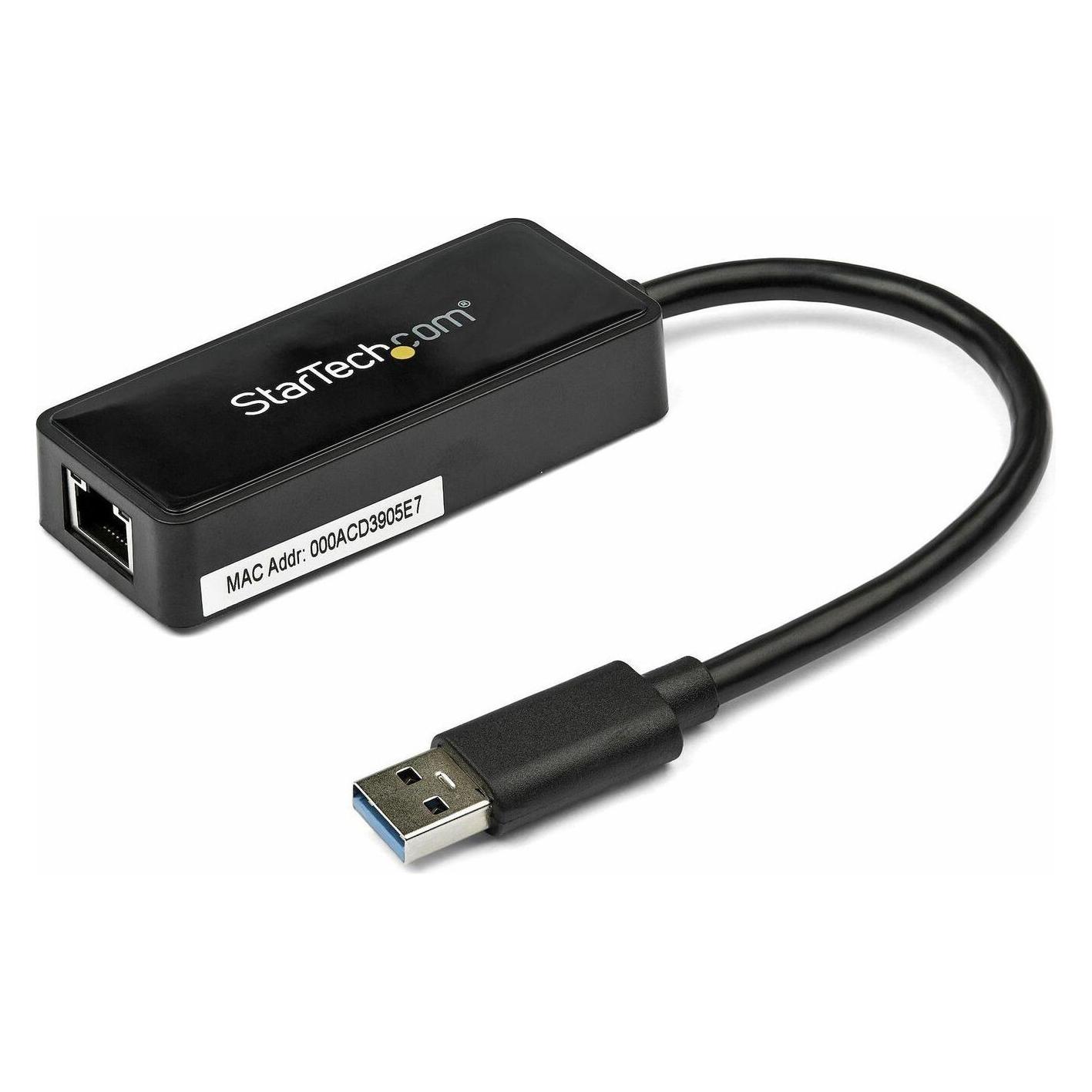 StarTech USB zu Ethernet Adapter (USB 3.0, RJ45 (1x)) (USB31000SPTB)
