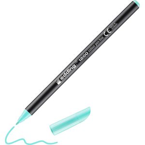 Edding Filzstifte 1200 Pastell, Color Pen Fine, Strichbreite 1mm, süße minze