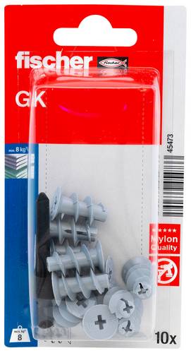 Fischer 045473 GK K NV Gipskartondübel 22mm 1 Set