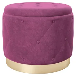 Hocker LIZ Beere Samt