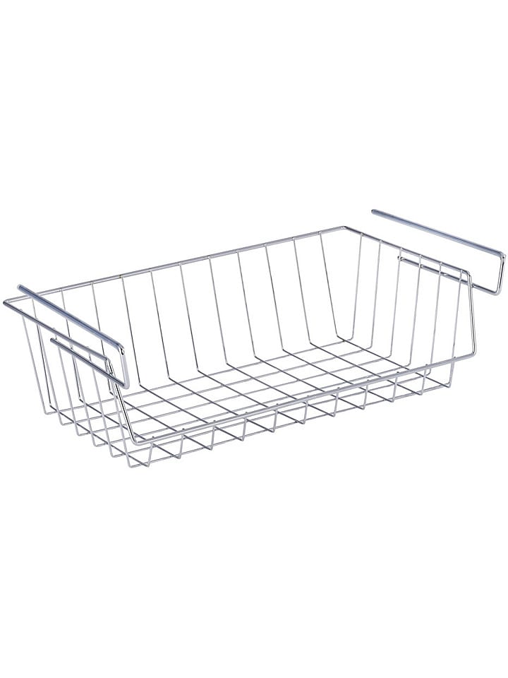 Wenko Regaleinhängekorb in Chrom - (B)44 x (H)15 x (T)27 cm - onesize