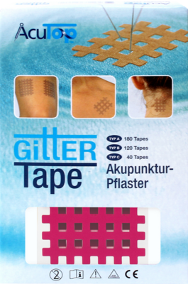 Römer-Pharma GmbH GITTER Tape AcuTop Akupunkturpflaster 5x6 cm pink 40 St 12397178