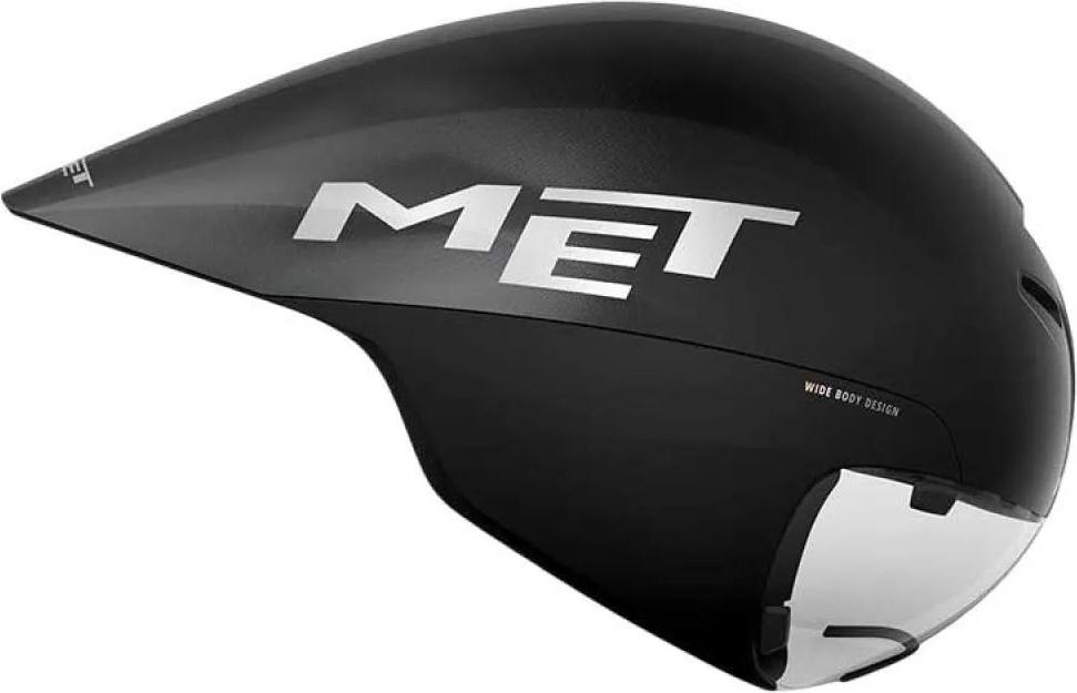 Met Drone Wide Body Ii Zeitfahrhelm Schwarz L Schwarz L