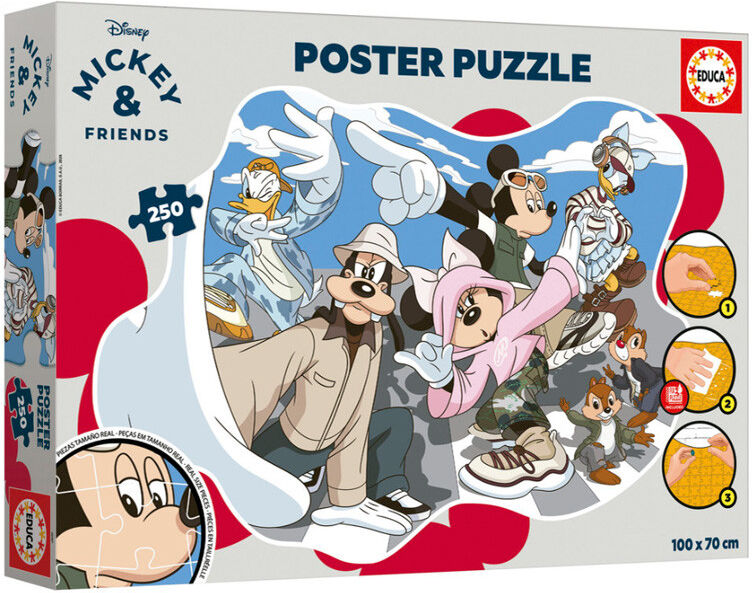 EDUCA BORRAS Puzzle 250 pcs Poster Mickey & Friends - Educa