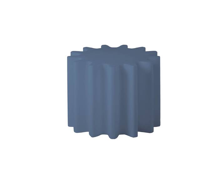 SLIDE table basse / tabouret GEAR (Bleu poudre - Polyéthylène)
