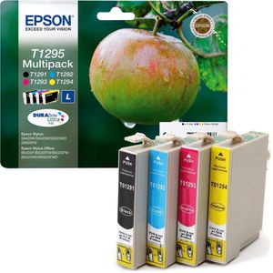 Epson T1295 Multipack Original Druckerpatronen C13T129540 Apfel Tinte
