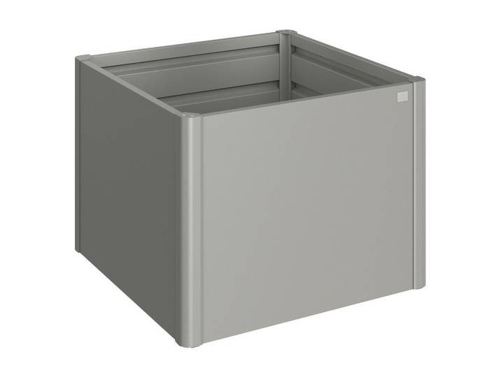 Biohort Hochbeet, Grau, Metall, 725 l, 102x77x102 cm, Qualität aus Österreich, Gartenzubehör, Hochbeet