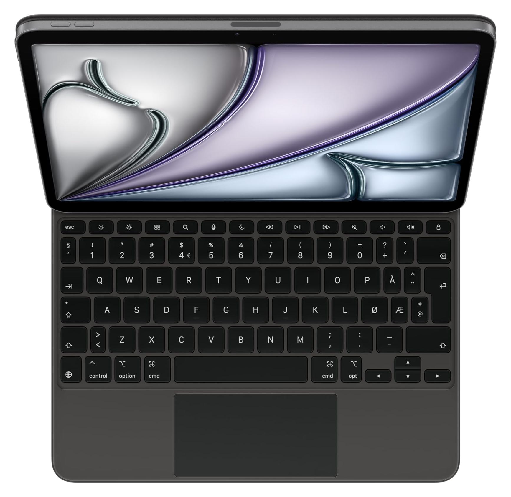 Apple Magic Keyboard, QWERTY, Norwegisch, Trackpad, Scherenschalter, Apple, iPad Air 11-inch (M3) iPad Air 11-inch (M2) iPad Air (5th generation) iPad Air (4th generation)