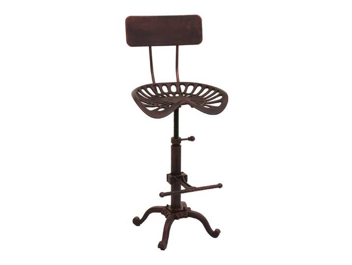 PROREGAL® Barhocker Sitzhöhe 50-64cm höhenverstellbar & drehbar, Farbe, ein echter Hingucker im Industial-Stil