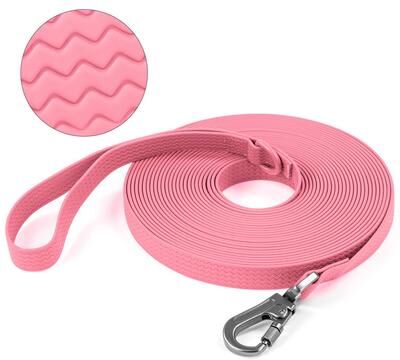 Inspired Living Waterproof PVC Dog Training Leash For Large & Medium Dogs chocolate 10m