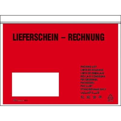 RNK Begleitpapiertasche C5 Lieferschein/Rechnung und Packliste