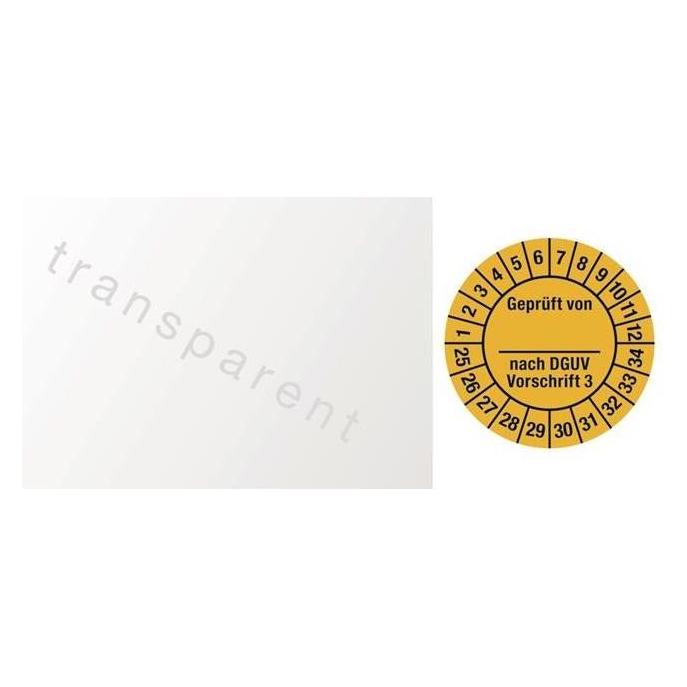 HP Autozubehör Mehrjahresprüfplakette B25xL60mm J.2025-2034 Folie (106446)