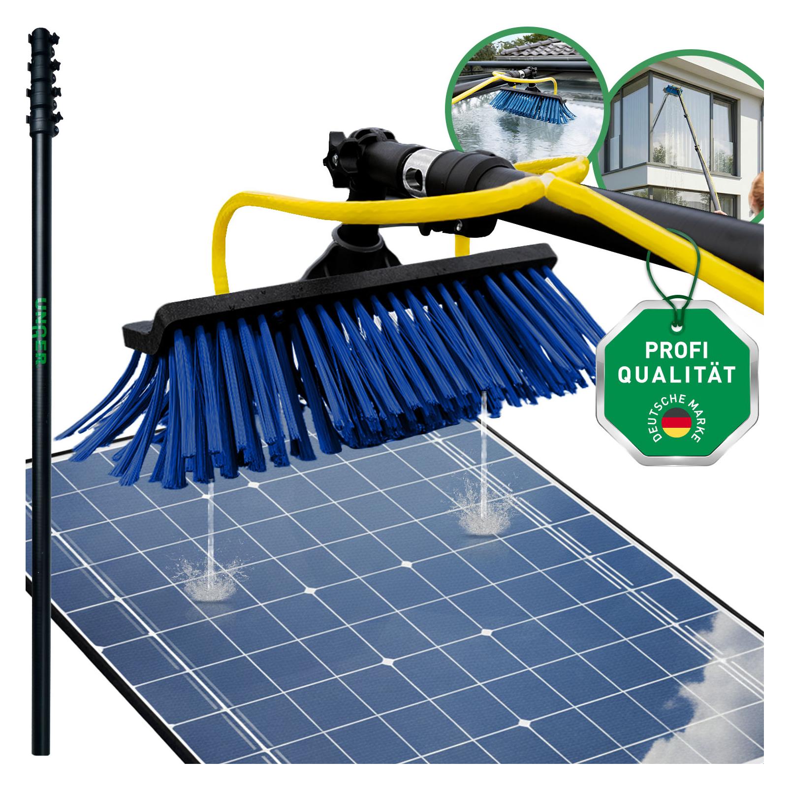 Unger 6m HighFlow Teleskopstange, Fensterreinigung, Glasreinigung (1 Stk.) (GF60P)