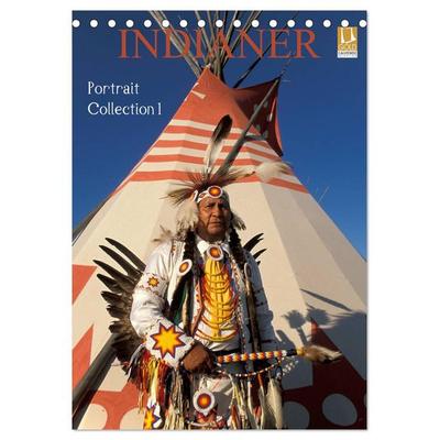 Indianer, Portrait Collection 1 (Tischkalender 2026 DIN A5 hoch), CALVENDO Monatskalender