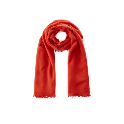 Modetuch CODELLO "Codello Schal", Damen, rot (dunkelorange), Casual, Modetücher, im unifarbenen Look