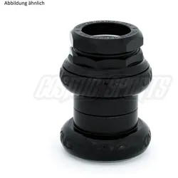 Chris King GripNut Steuersatz, Edelstahl-Lager, 1", Bold, EC30/25.4-24tpi | EC30/26, black