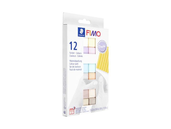 Fimo Soft Modelliermasse Pastell 12 × 25 g