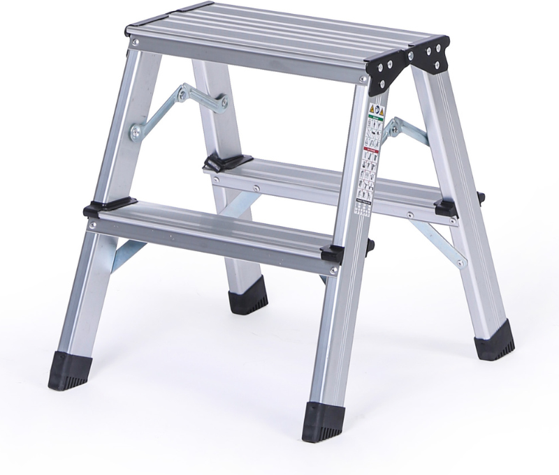 B2B Partner Doppelseitige Aluminium-Stufen, 2x2 Stufen, 425 mm