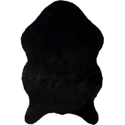 Bankauflage SPORTALM KITZBÜHEL "Moscow Mule SittingFur", schwarz (schwarz, schwarz, anthrazit), B:90cm T:60cm, Polyester, Polsterauflagen, Bankauflage, aus weichem Kunstfell