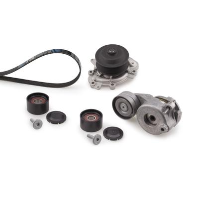 GATES Wasserpumpe + Keilrippenriemensatz Micro-V® Kit KP17PK2035-2