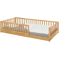 Pinolino Bodenbett Eik 90 x 200 cm, natur