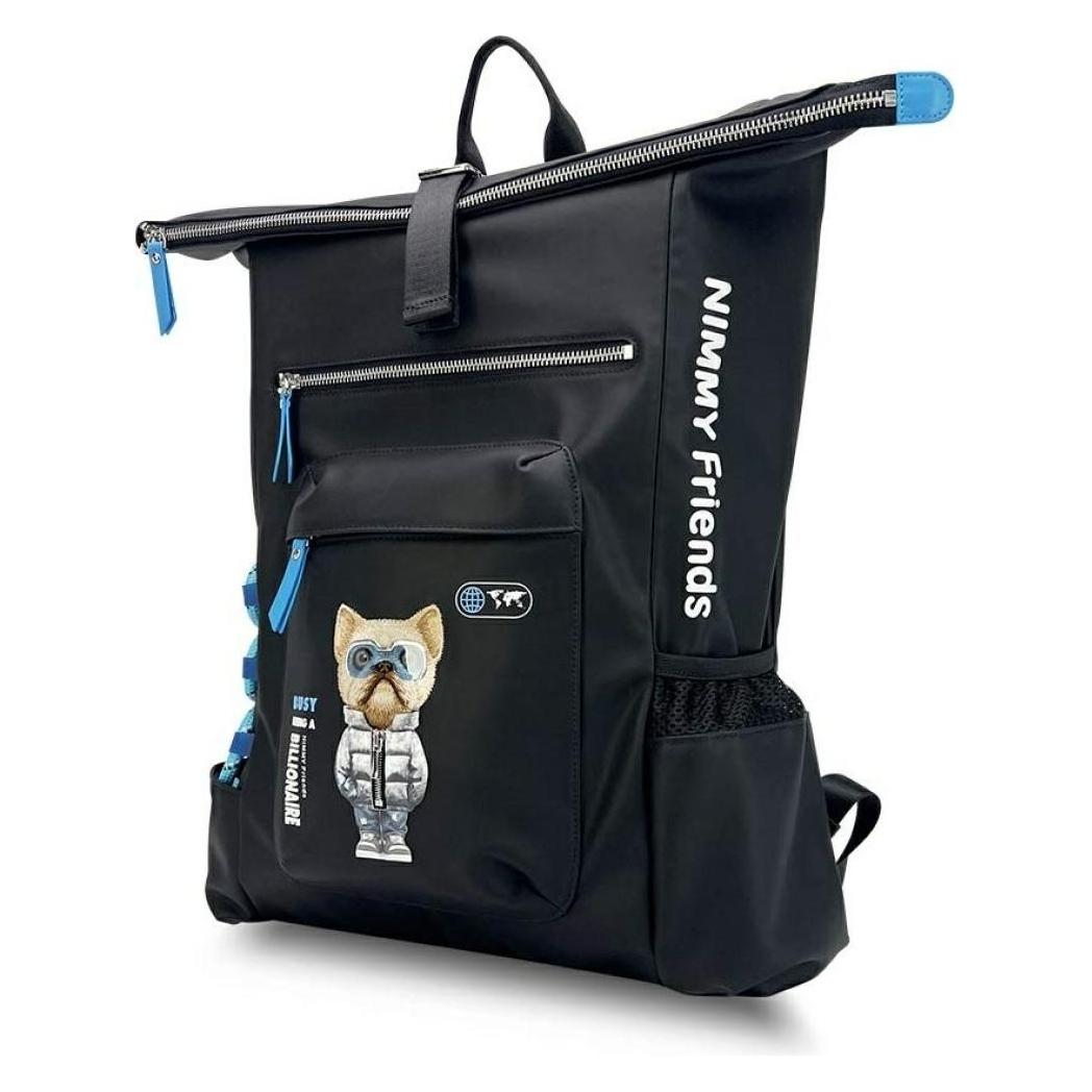Nimmy Cool&Cute 2.0 Dog laptop backpack black (N-KM-DNBB-01)