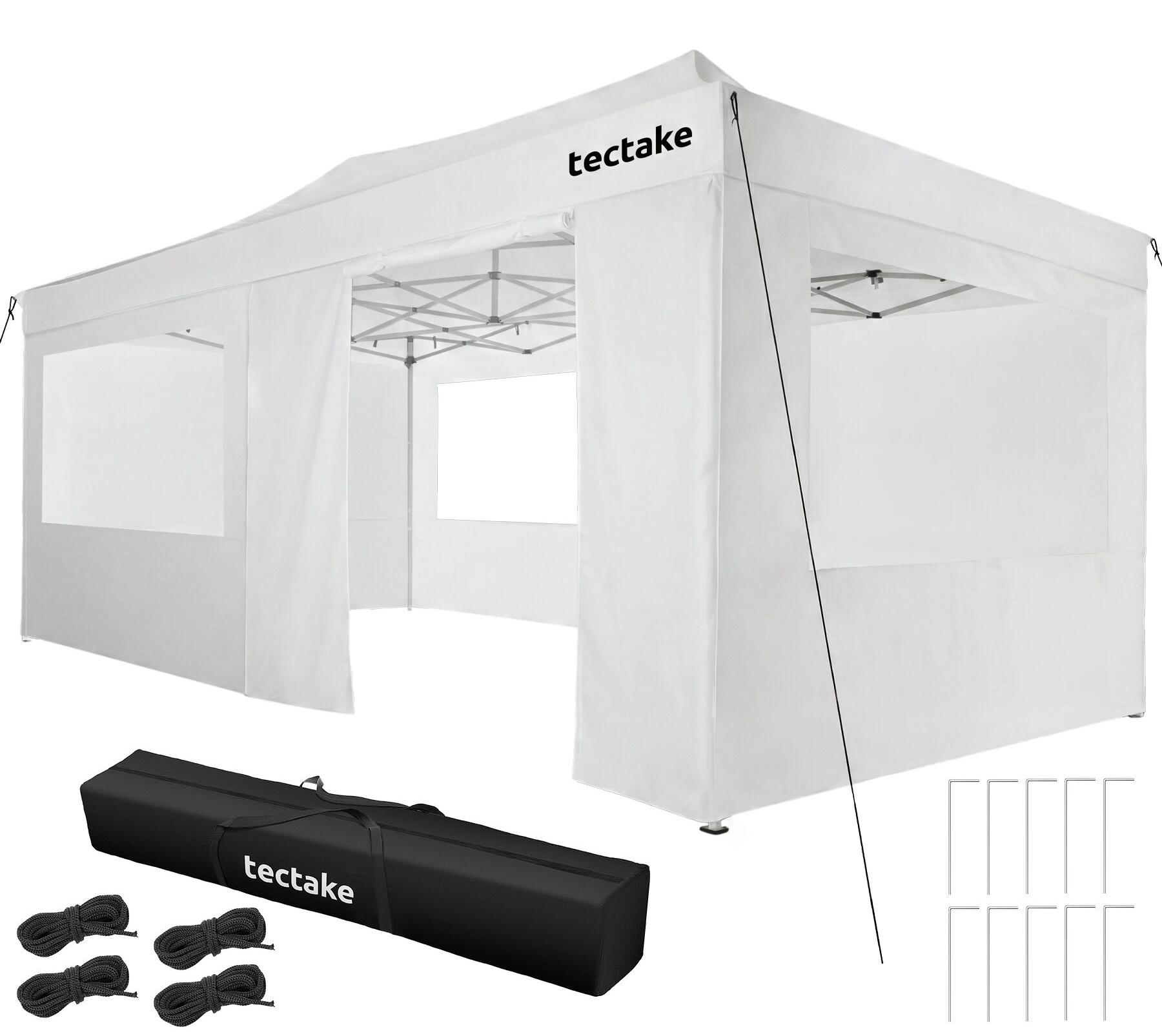 tectake Aluminium Faltpavillon Viola 6 x 3 m, wasserdicht