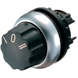 Eaton 226840 Wahltaste, RMQ-Titan, mit Drehknopf, rastend, 3 Stellungen, individuell beschriftbar, Frontring Titan M22-WR3-*  - 5 Stück