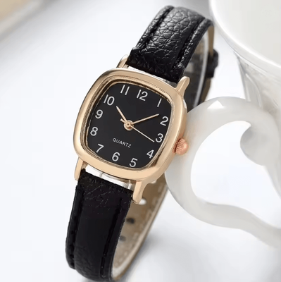 Inspire Essentials Square Womens Quartz Watch Simple Vintage Small Dial c