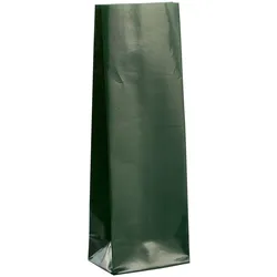 1000 Blockbodenbeutel grün 70 x 40 x 205 mm, OPP, Kraftpapier, PET, CPP