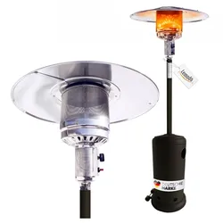 Lemodo Heizpilz Classico schwarz 14 kW Gasheizstrahler für Terrasse, Garten oder Outdoor-Feiern