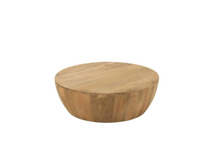 Table basse ronde en manguier
