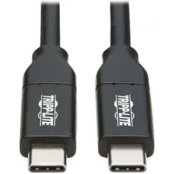 Eaton TRIPPLITE USB-C Cable M/M USB 2.0 5A Rated USB-IF Certified Thunderbolt 3 2M 6,6 ft (2 m, USB 2.0, 100 W), USB Kabel