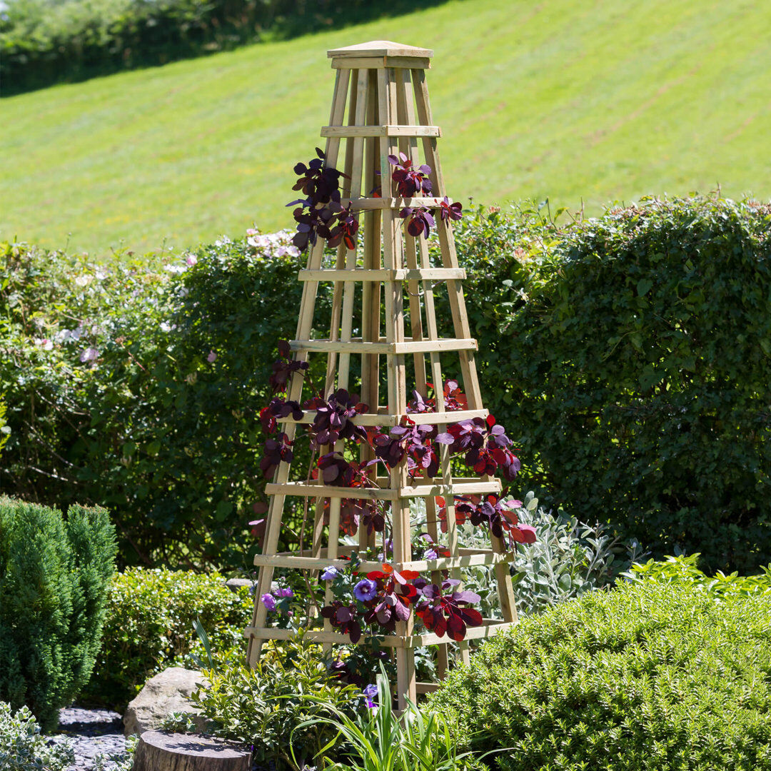 Dakota Fields Lynnfield 200cm H x 60cm W Wood Obelisk 200cm H X 60cm W X 60cm D