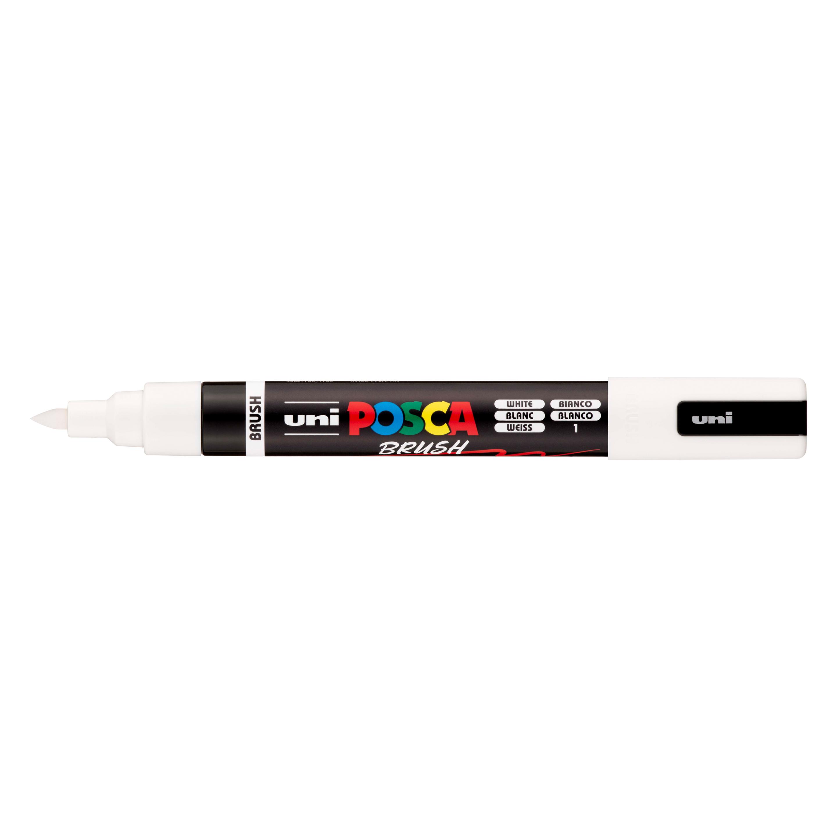 Posca - Brush PC-5BR - Hvid (401506-52) (1x) (401506-52)