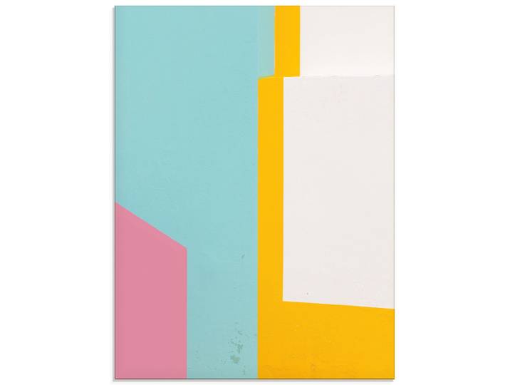 Glasbild ARTLAND pinky wall , farbe bild(er): weiß, B:60cm H:80cm, Bilder, Glasbild, in verschiedenen Grössen