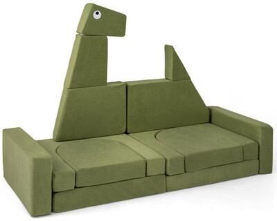Costway 13 Pieces Modular Kids Play Couch for Inspiring Creativity