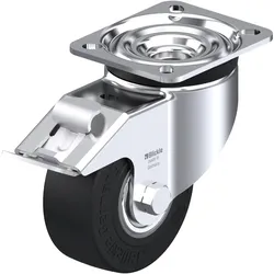 Blickle, Möbelrollen, 610980 LK-SE 100K-1-FI Lenkrolle mit Feststeller Rad-Durchmesser 100 mm