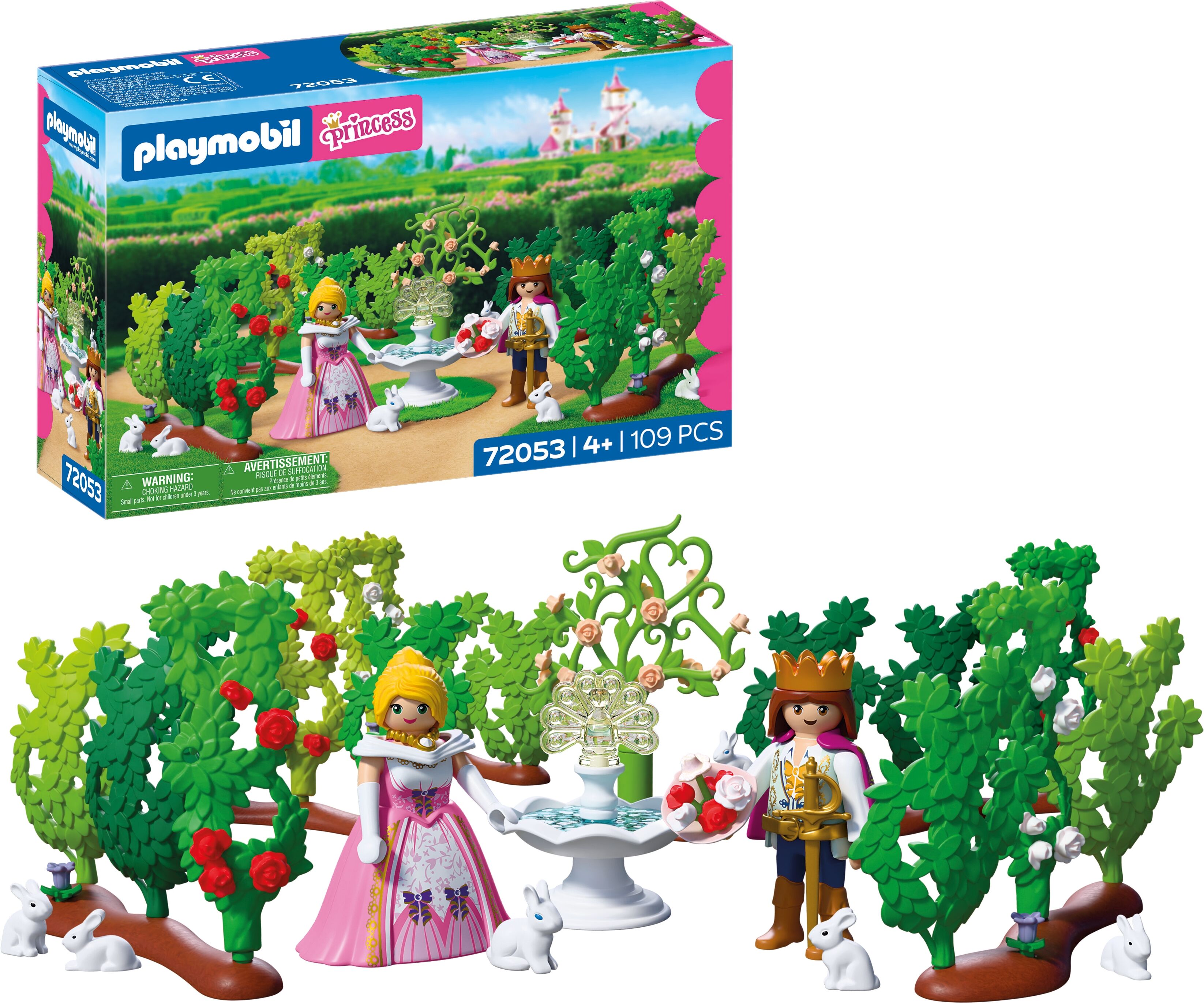 Konstruktions-Spielset PLAYMOBIL "Königlicher Irrgarten (72053), Princess", bunt, Spielbausteine, Kinder, Kunststoff, Konstruktions-Spielset, Made in Europe