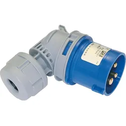 CEE-Winkelstecker 16A, 230V Twist TT, IP44, Schraubenlos PCE