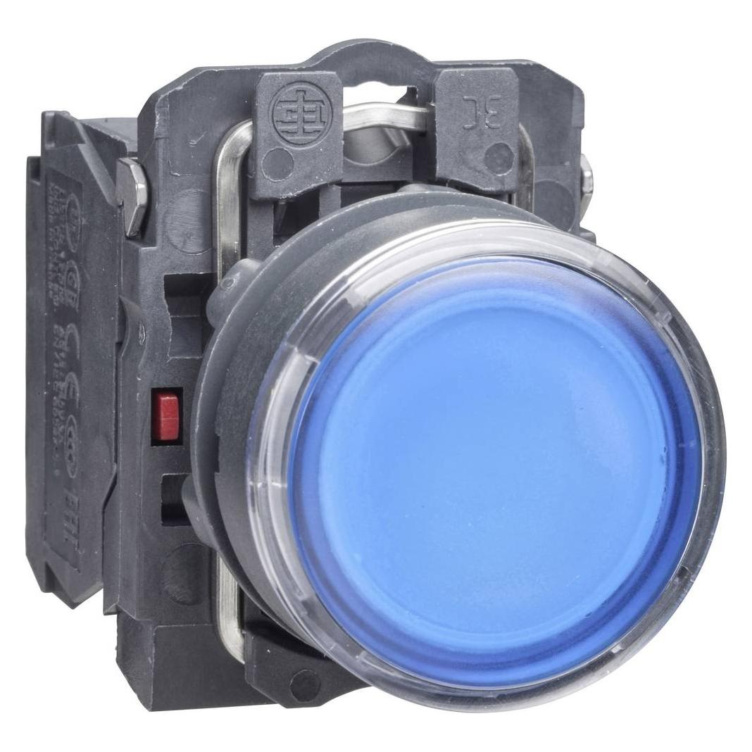 Schneider Electric Ill Pushbutton round Blue 1NO/1NC 220V (XB5AW36M5)