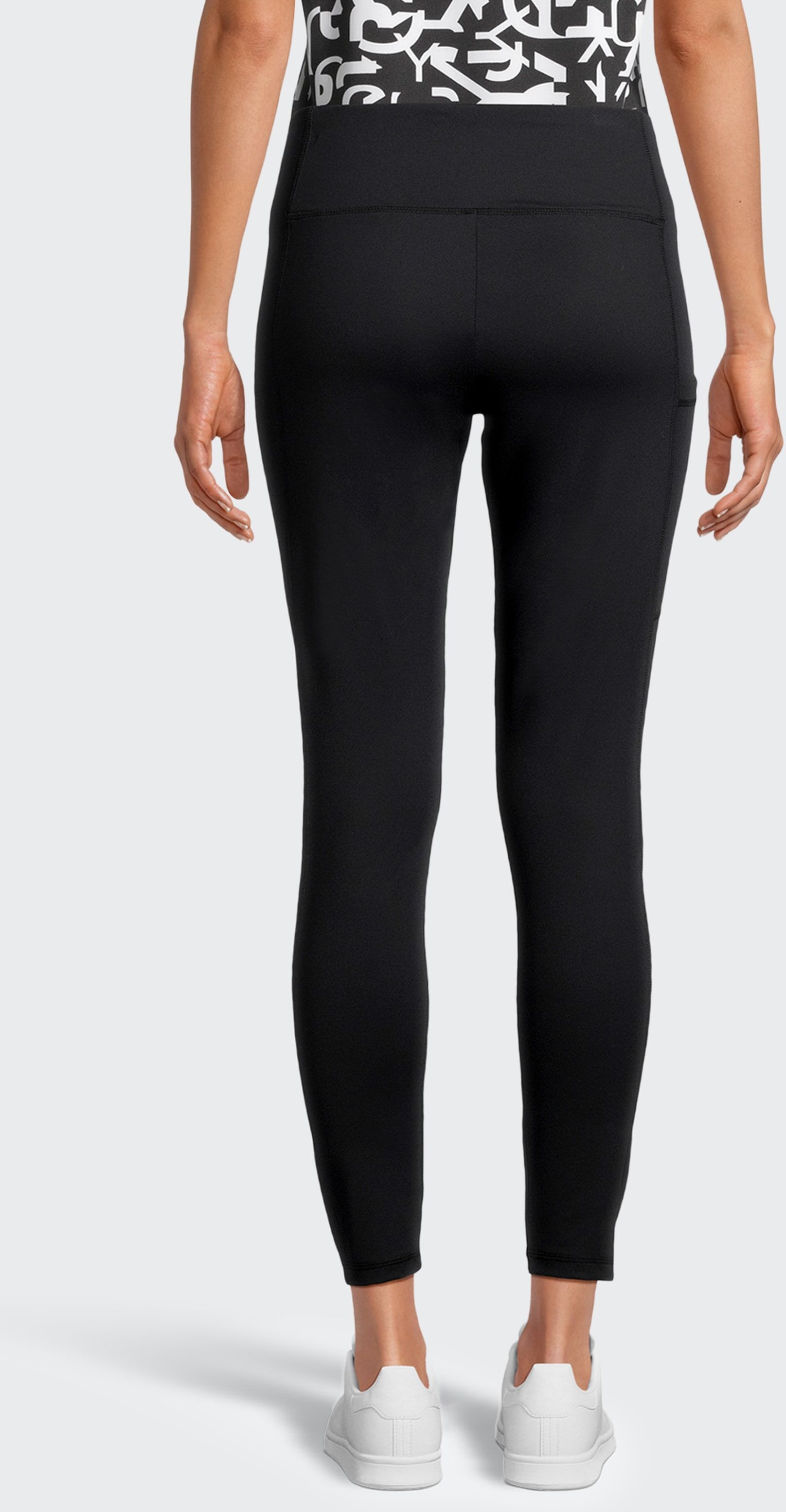 Funktionstights JOY SPORTSWEAR "UDINE", Damen, Gr. 36, N-Gr, schwarz, Single Jersey, Obermaterial: 88% Polyamid, 12% Elasthan, unifarben, Hosen Funktionstights, mit Handytasche, in Unifarben, aus Polyamid und Elasthan schwarz 36, N-Gr