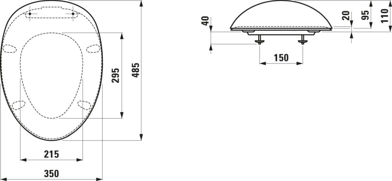 LAUFEN WC-Sitz+Deckel ALESSI H8929711880001